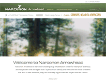 Tablet Screenshot of narcononarrowhead.org